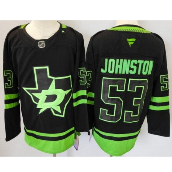 Mens Wyatt Johnston Black Stitched Jersey